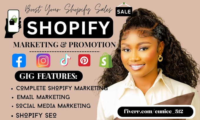 Gig Preview - Do complete shopify marketing salesfunnel facebook ads tiktok shop shopify sales