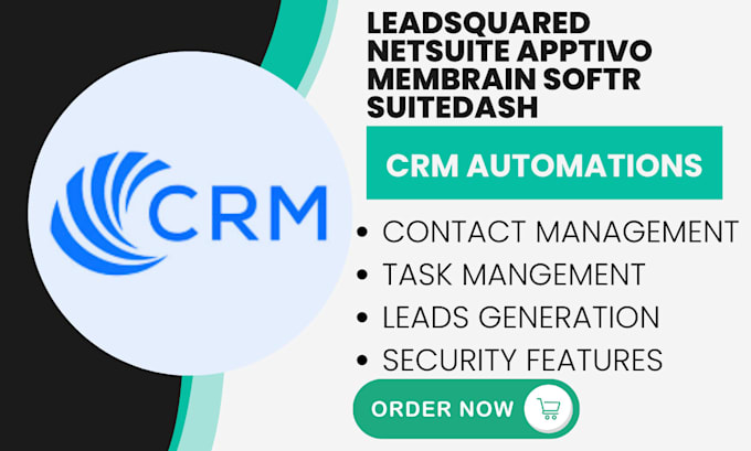 Gig Preview - Do crm leadsquared netsuite apptivo membrain softr breakcold suitedash sendpulse