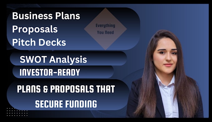 Gig Preview - Create investment ready business plans, business plan for startups , investment