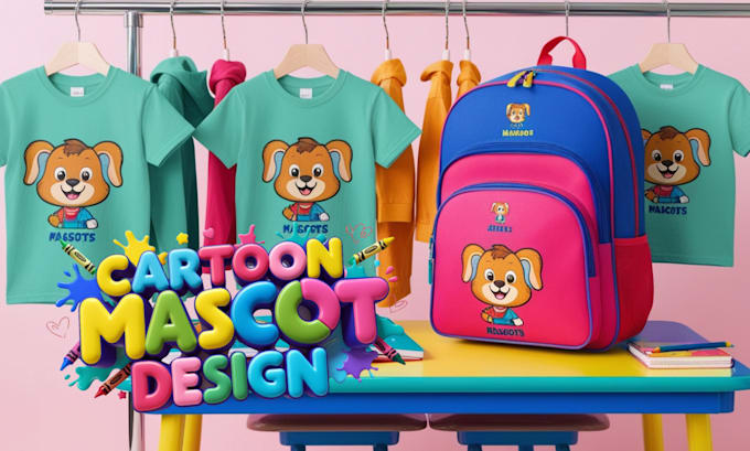 Bestseller - cute animal cartoon mascot design for brands, kids, merchandise and stationery