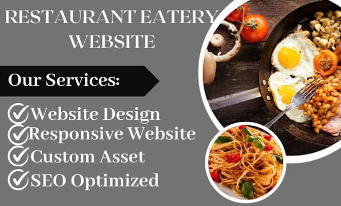 Gig Preview - A design a professional responsive eatery website