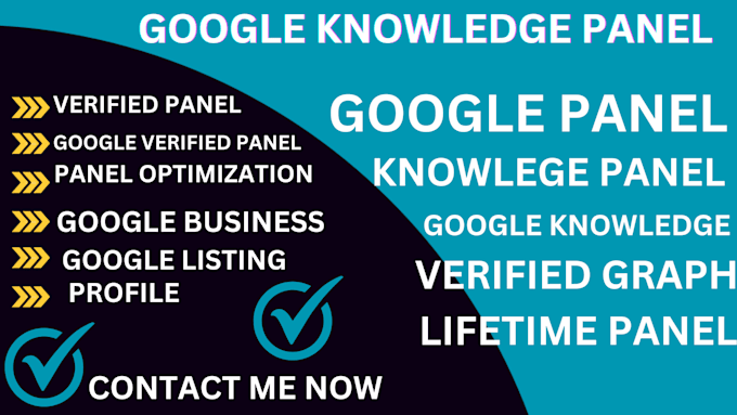 Gig Preview - Create verified knowledgepanel google knowledge panel for personal and business