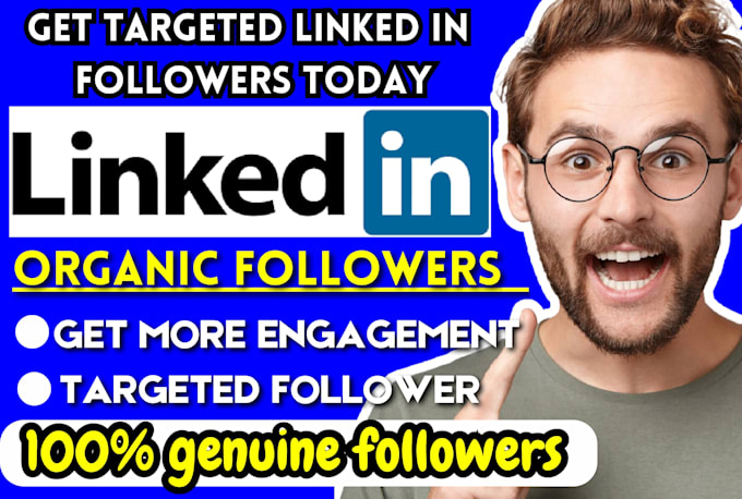 Gig Preview - Professionally grow your linkedin, instagram account with real organic followers