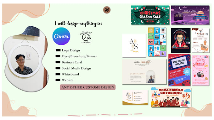 Gig Preview - Design anything in canva