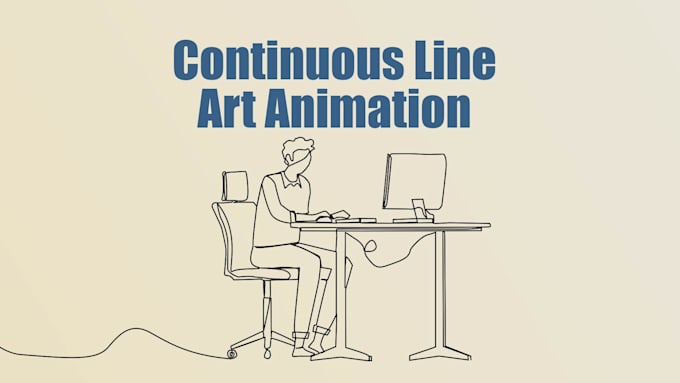 Gig Preview - Do colorful continuous line art animation explainer videos