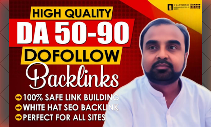 Gig Preview - Build high da dofollow SEO backlinks for google ranking