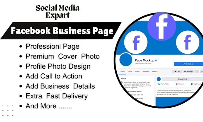 Gig Preview - Setup and optimize your facebook business page