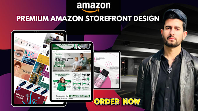 Gig Preview - Create professional amazon storefront design or amazon brand store