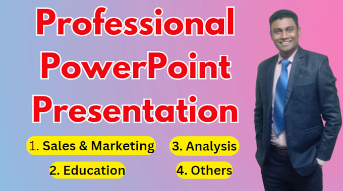 Gig Preview - Create professional powerpoint presentation, edit, redesign