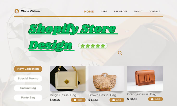 Gig Preview - Design, redesign shopify store cutomize premium theme