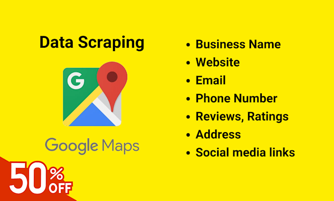 Gig Preview - Scrape google map for lead generation, b2b data extraction