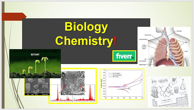 Gig Preview - Assist you in biology, plants, chemistry and materials