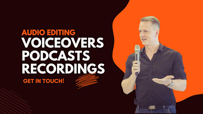 Gig Preview - Do audio editing for audiobook podcast voiceover