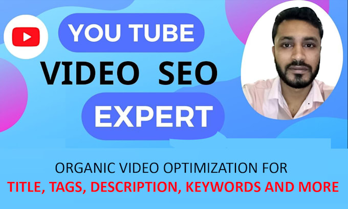 Gig Preview - Do best you tube video SEO expert  and channel growth manager