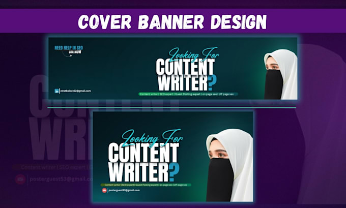 Gig Preview - Design linkedin banner,youtube banner and facebook cover