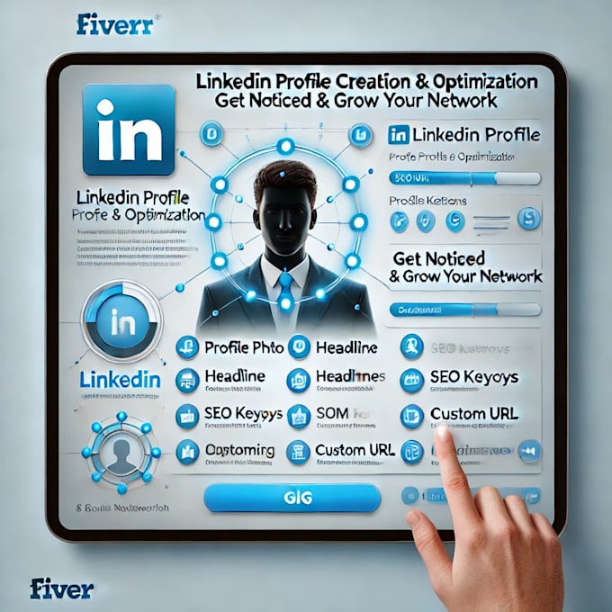 Gig Preview - Do professional linkedin profile creation and optimization for career success