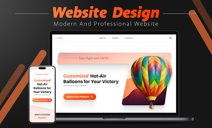 Bestseller - do figma web design, landing page, modern and professional