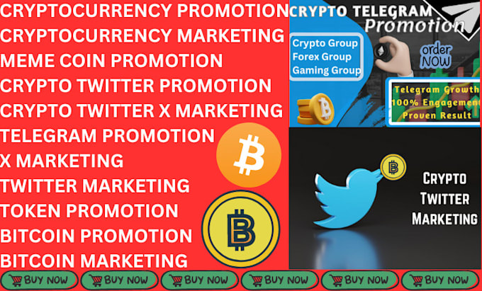 Gig Preview - Organic website promotion crypto twitter x marketing meme coin promotion