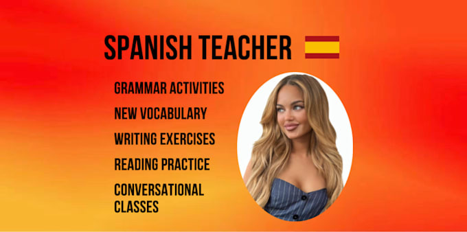 Gig Preview - Professional native spanish teacher