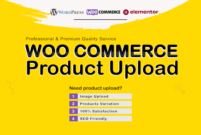 Gig Preview - Do woocommerce product upload and product listing