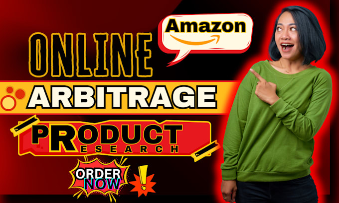 Gig Preview - Amazon online arbitrage product research for amazon fba online arbitrage leads