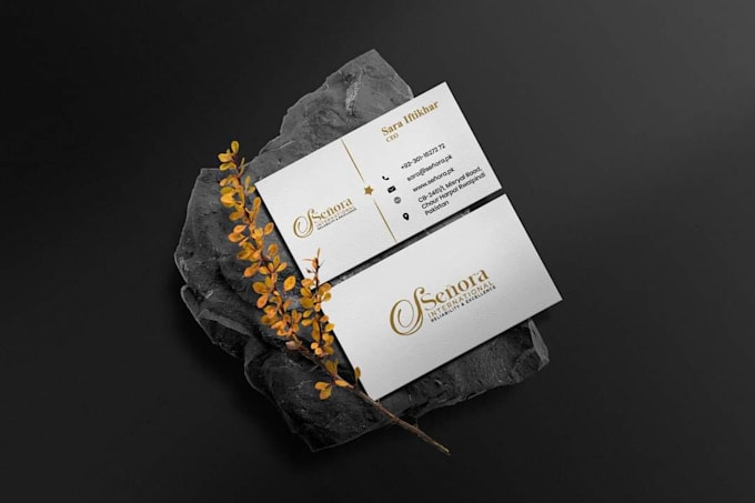 Gig Preview - Create modern, luxury and minimalist business card design