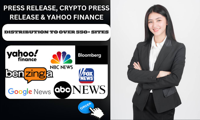 Gig Preview - Write press release, crypto PR, yahoo finance and PR distribution