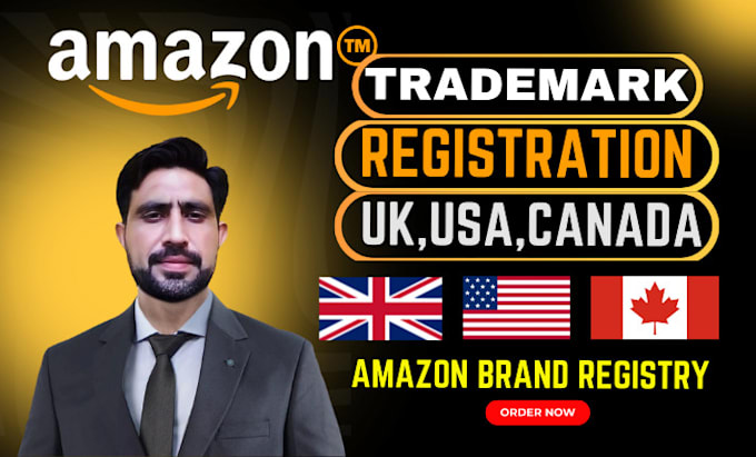 Gig Preview - Do trademark registration USA, UK and canada, amazon brand registration