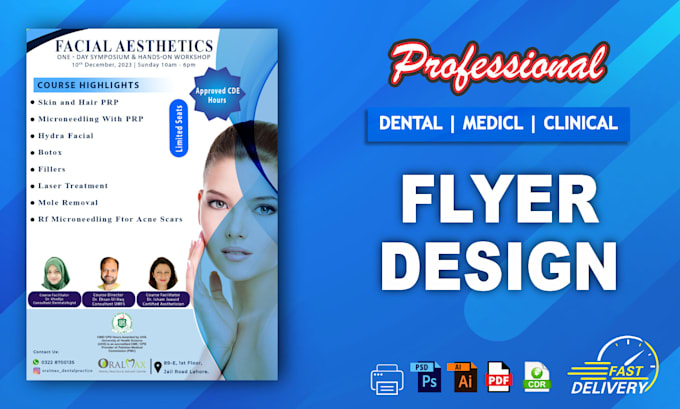 Gig Preview - Professional medical and business flyer design