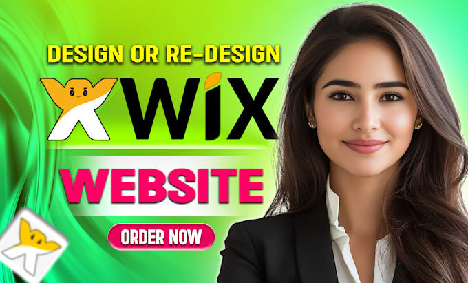 Gig Preview - Be your wix expert, wix developer to design or redesign wix website online store