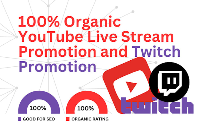 Bestseller - promote youtube live stream video, channel and twitch promotion via ads