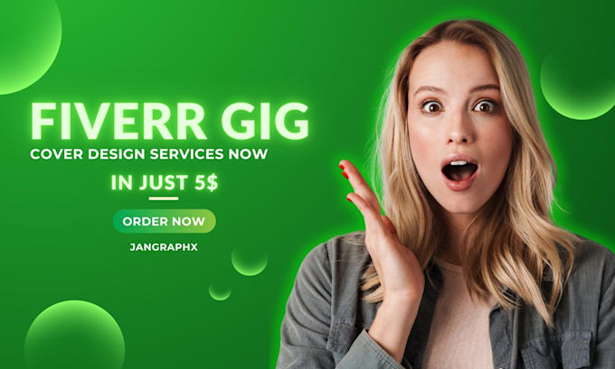 Gig Preview - Design a catchy fiverr gig thumbnail, cover, and gig image