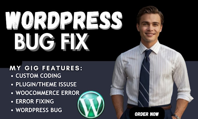 Gig Preview - Do wordpress bug fixes, plugin fix, mysql error and woocommerce issues