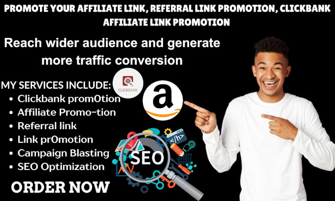 Bestseller - do affiliate referral link promotion, clickbank affiliate link promotion