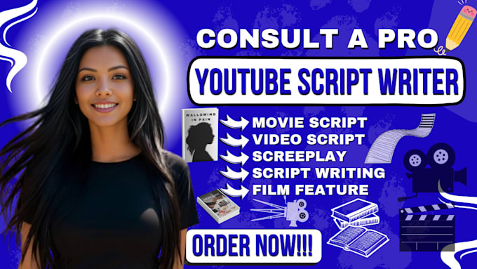 Gig Preview - Do researched scriptwriting for youtube channel, video explainer, top 10 videos