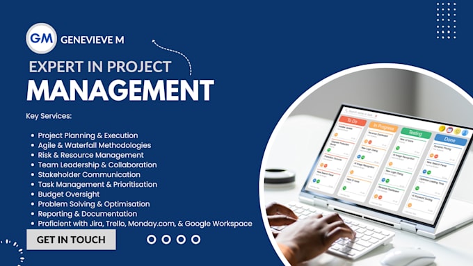 Gig Preview - Deliver tailored project management services for planning, execution, and report