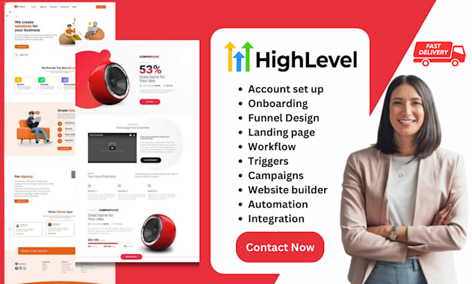 Bestseller - gohighlevel sales funnel, gohighlevel landing page, gohighlevel automation