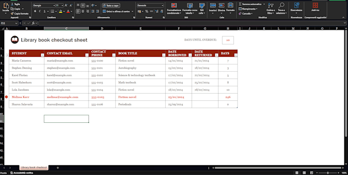 Gig Preview - Organize your excel dasheet