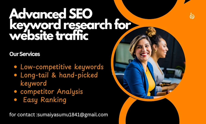 Gig Preview - Advance SEO keyword research for website traffic on google