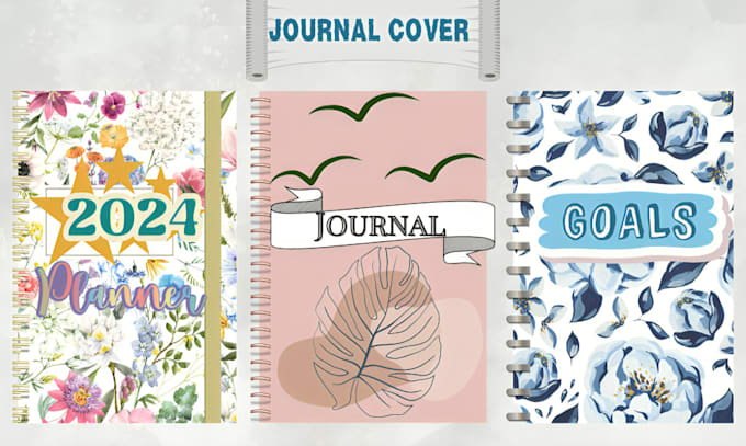 Gig Preview - Design journal cover, notebook, planner and kdp books