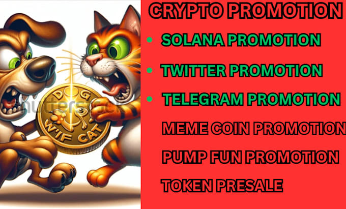 Gig Preview - Twitter promotion, solana meme coin, telegram promotion, meme coin prom0tion