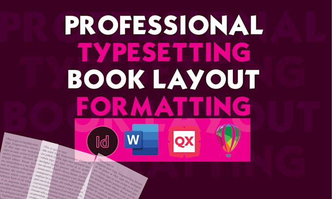 Bestseller - do book layout, typesetting in indesign for you