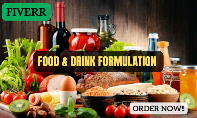 Gig Preview - Formulate a food and energy drink products, vitamins and nutritional supplements