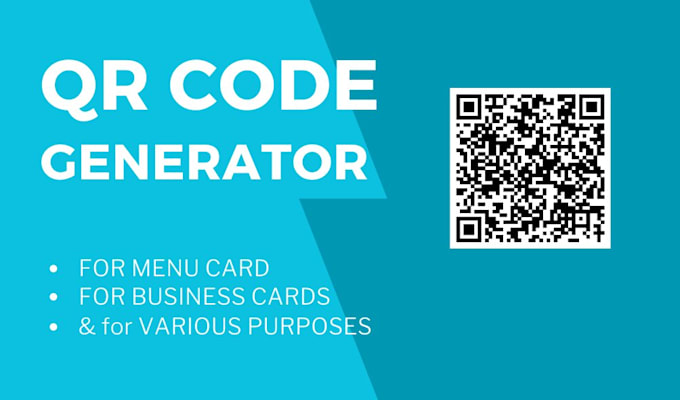 Gig Preview - Create custom qr code for various puposes in just 2 hours