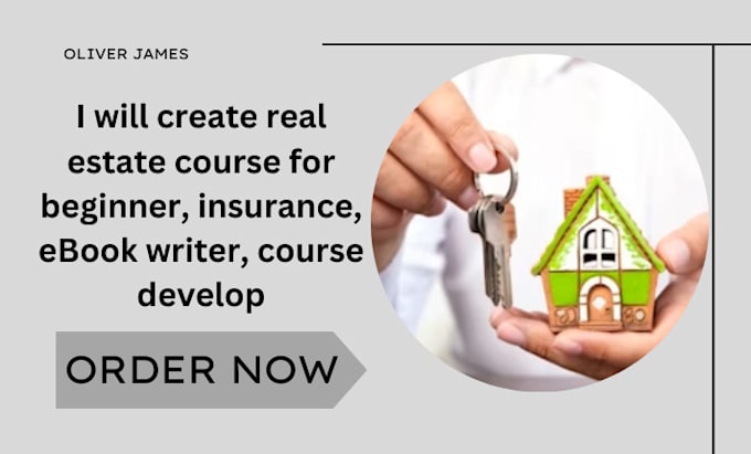 Gig Preview - Create real estate course for beginner, insurance, ebook writer, course develop