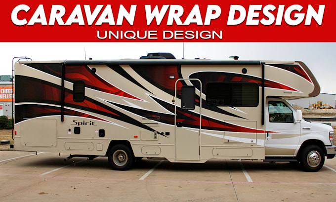 Gig Preview - Do professional vehicle wrap, caravan wrap, van wrap design