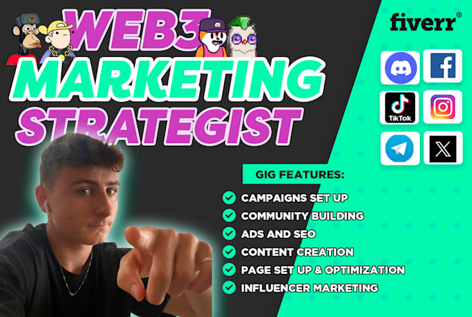 Gig Preview - Be your web3 marketing manager and create a successful strategy