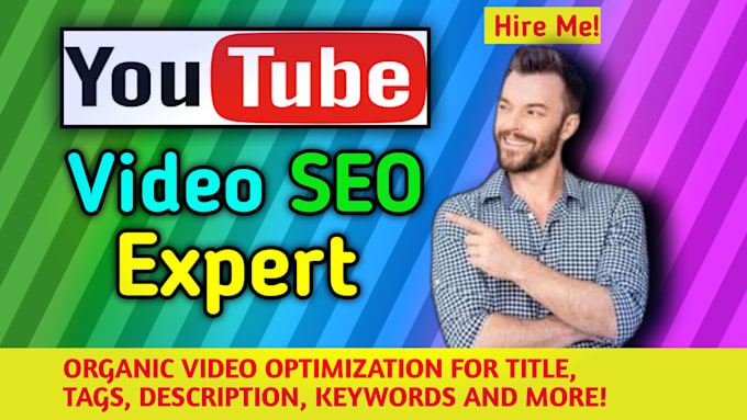 Gig Preview - Do your youtube video SEO best for top ranking expert