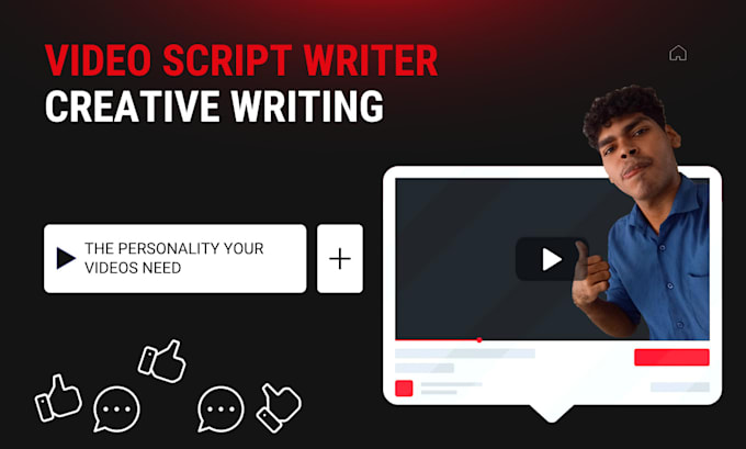 Gig Preview - Be your professional youtube scriptwriter for best videos