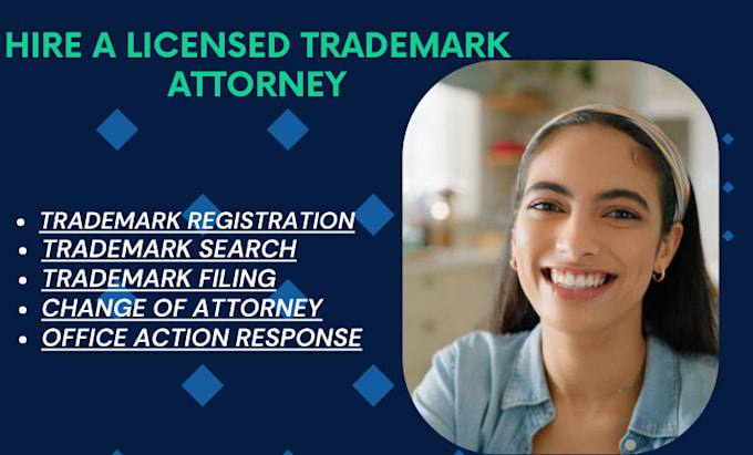 Gig Preview - Be your US licensed attorney for trademark registration